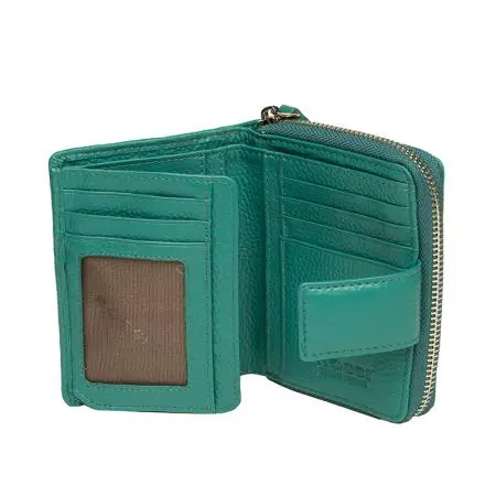 Дамски портфейл цвят езерно синьо ROSSI - image 5