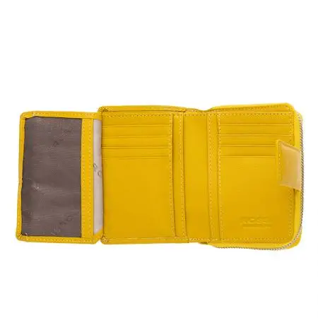 Portofel de damă culoare galbenă ROSSI - image 4
