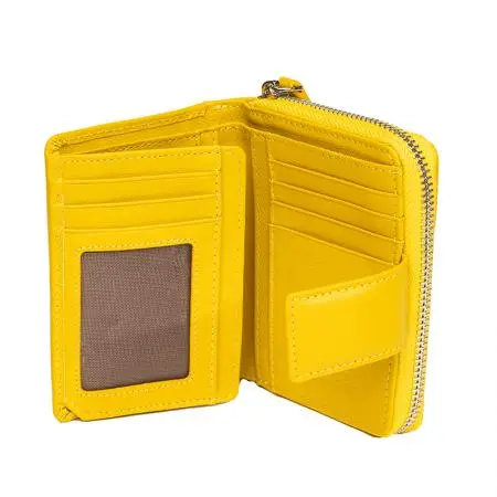 Дамски портфейл цвят жълт ROSSI - image 5