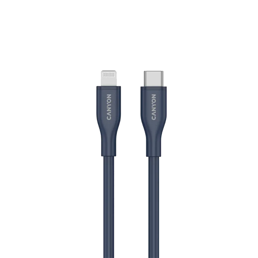 CANYON cable CLNM60 C-L 60W MFI 1m Silicon Blue - image 1