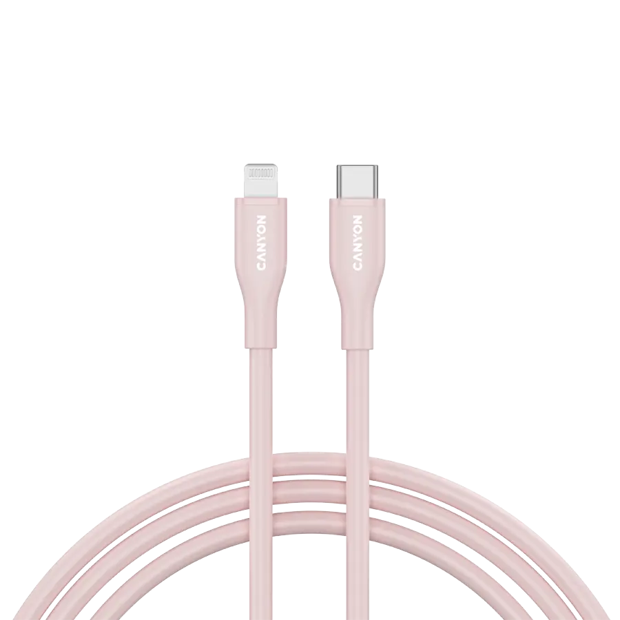 CANYON cable CLNM60 C-L 60W MFI 1m Silicon Pink