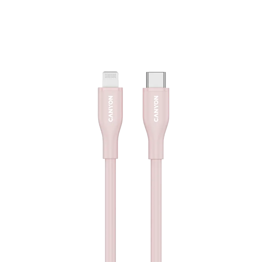 CANYON cable CLNM60 C-L 60W MFI 1m Silicon Pink - image 1