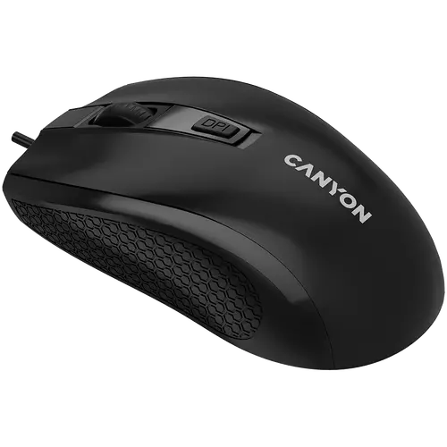 CANYON mouse M-4 cu fir negru - 1