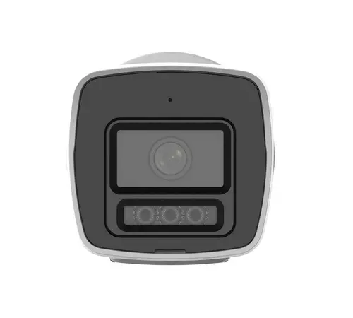 Cameră, HikVision 4 MP ColorVu cu Smart Hybrid Light cameră de rețea fixă tip bullet, 4 mm, F1.0, IR, lumină albă până la 30m, H.265+, IP67, microfon - 2