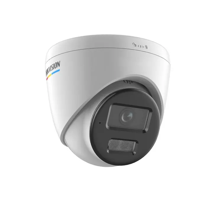 Камера, HikVision 4 MP ColorVu with Smart Hybrid Light Fixed Turret Network Camera, 2.8 mm, F1.0, IR, White Light up to 30m, H.265+, IP67, built-in microphone, 12Vdc/PoE 7.5W - image 1