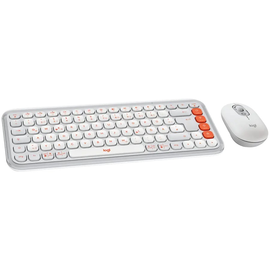 Комплект, Logitech Pop Icon Combo - White - US INT'L - BT - N/A - INTNL-973 - image 1
