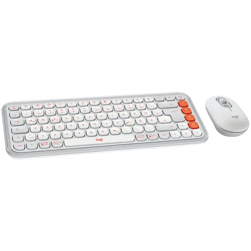 Комплект, Logitech Pop Icon Combo - White - US INT'L - BT - N/A - INTNL-973 - image 1
