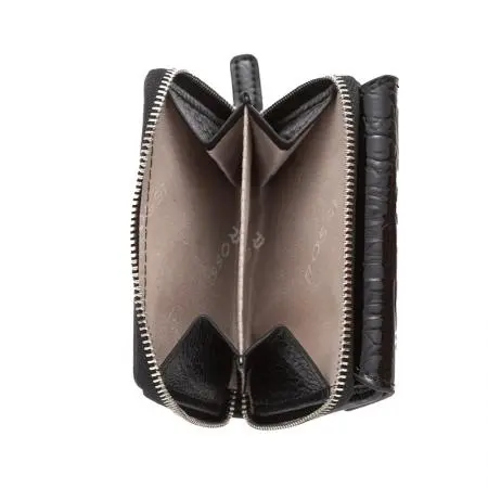 Дамски портфейл цвят черен ROSSI - image 2