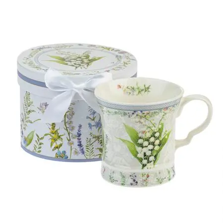Ceașcă din porțelan pentru cafea/ceai - Lăcrămioară - image 1
