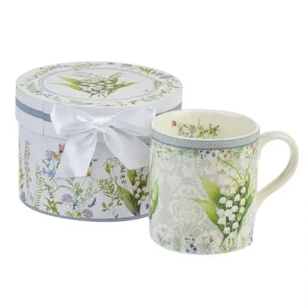 Ceașcă din porțelan pentru cafea/ceai - Lăcrămioară - 2