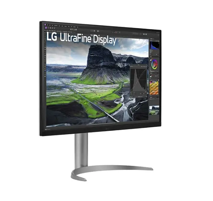 Монитор, LG 32UQ850V-W, 31.5" IPS, 5ms GtG, 2000:1, 400cd/m2, UHD 4K (3840 x 2160), FreeSync, HDR 10, DCI-P3 98%, USB Type-C (PD 90W), USB HUB, HDMI, DisplayPort, Height Adjustable, Swivel, Tilt, LG Calibration Studio, Speakers 5W x 2, Black - image 2