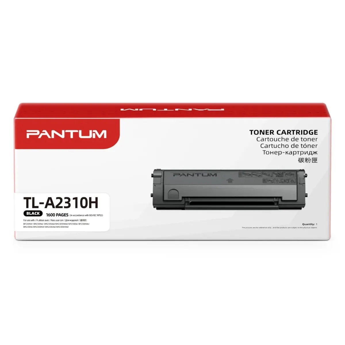CARTUȘ PENTRU PANTUM BP2300 series/BM2300 series - Negru - PN TL-A2310H (TLA2310H)