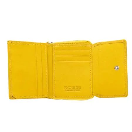 Дамски портфейл цвят жълт ROSSI - image 3