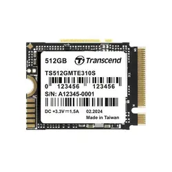 Твърд диск, Transcend 512GB, M.2 2230, PCIe Gen4x4, NVMe, 3D TLC, DRAM-less