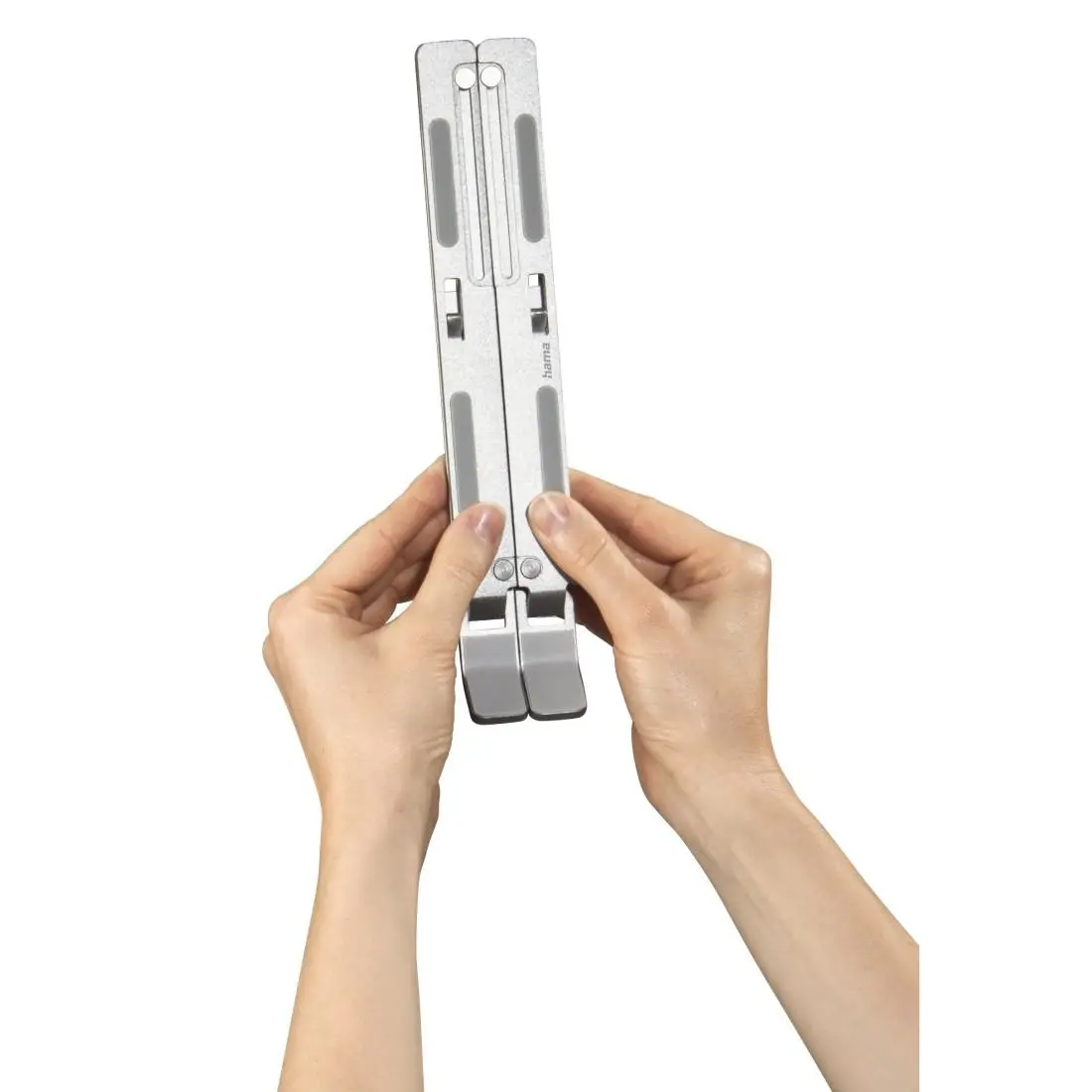 HAMA "Aluminium" βάση για laptop, αναδιπλούμενη, με κλίση, έως 39 cm (15,4"), ασημί - image 4