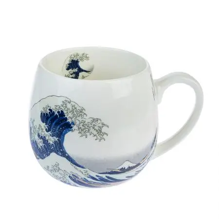 Ceașcă din porțelan pentru cafea/ceai - Valul lui Hokusai