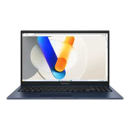 Лаптоп, Asus Vivobook X1504VA-BQ057W, Intel i7-1355U 1.7 GHz (12MB Cache, up to 5.0 GHz,),15.6"FHD (1920x1080) ,16GB (8 on bd) 512GB SSD,Intel Iris X Graphics Windows 11, Blue
