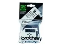 BROTHER MK221 tape cassette 9mmx8m white black none laminate for P-touch 60 65 75 80 85 110