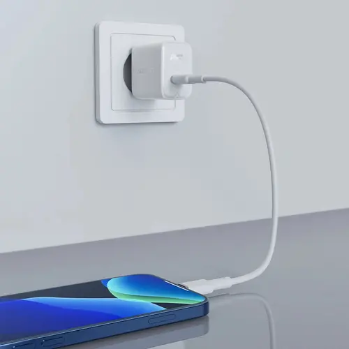 Acefast Универсално зарядно за стена Charger Wall GaN PD30W - A21 - USB-C x 1, Black - image 2