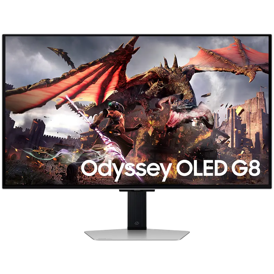 Οθόνη LED Samsung LS32DG802SUXDU G80SD Gaming, 32" UHD επίπεδη 16:9 (3840x2160) OLED 240z, 250 cd/㎡, 1000000:1, 0.03ms, 178/178, DisplayPort, HDMI