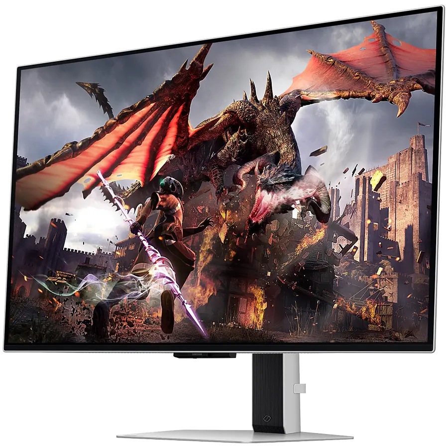 Monitor LED Samsung LS32DG802SUXDU G80SD Gaming, 32" UHD Flat 16:9 (3840x2160) OLED 240z, 250 cd/㎡, 1000000:1, 0.03ms, 178/178, DisplayPort, HDMI, USB Hub, Wi-Fi, Bluetooth, 2Y - image 1