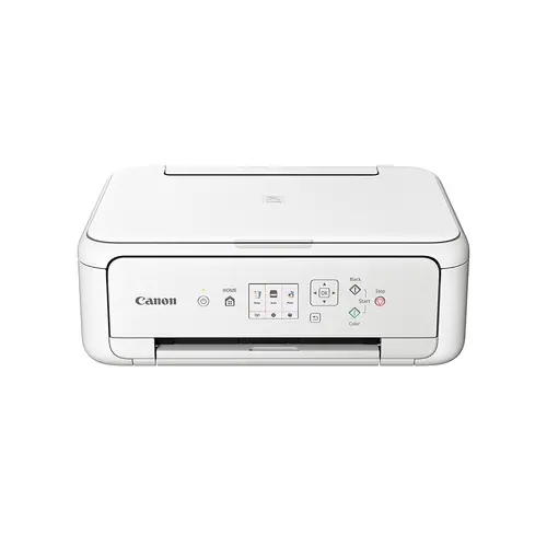 Мастилоструйно многофункционално устройство, Canon PIXMA TS5151 All-In-One, White + Canon Photo Cube and Frame + PP-201 5x5” Photo Paper Plus Glossy II (40 sheets) - Creative Pack, Orange