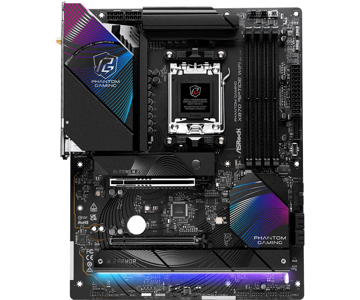 Дънна платка ASROCK X870 RIPTIDE WIFI, Socket AM5