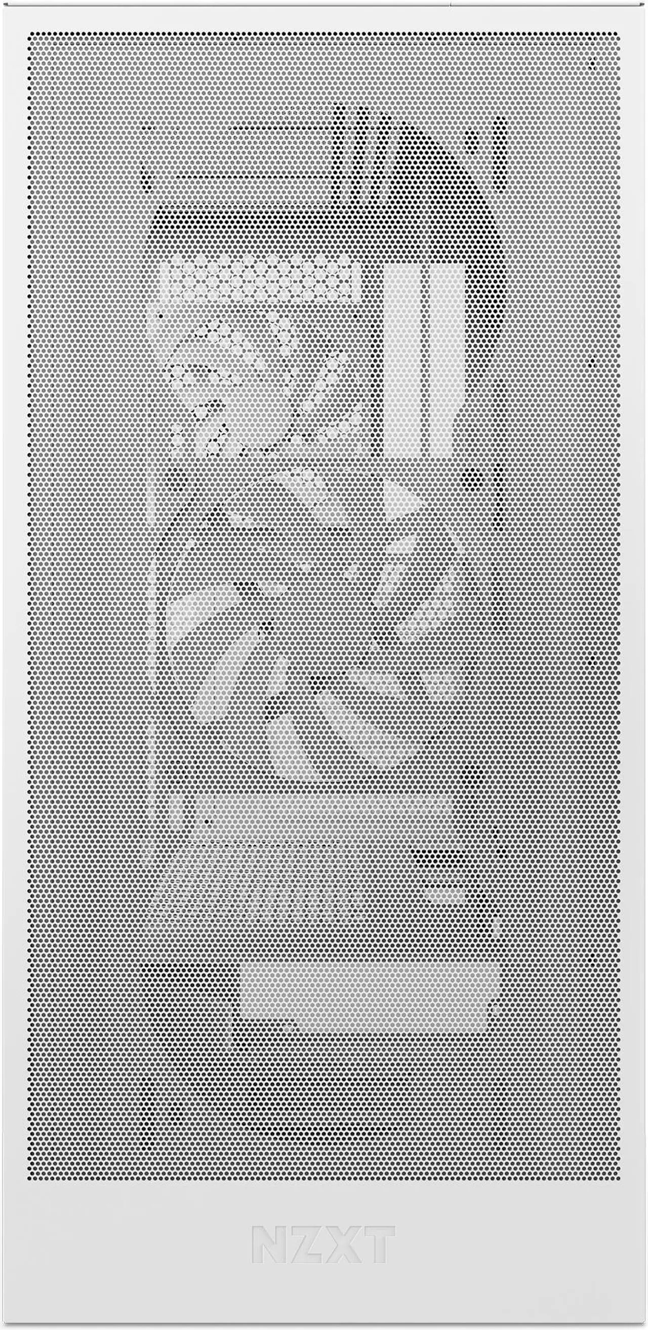 Кутия NZXT H5 Flow 2024 White, Mid-Tower - image 3