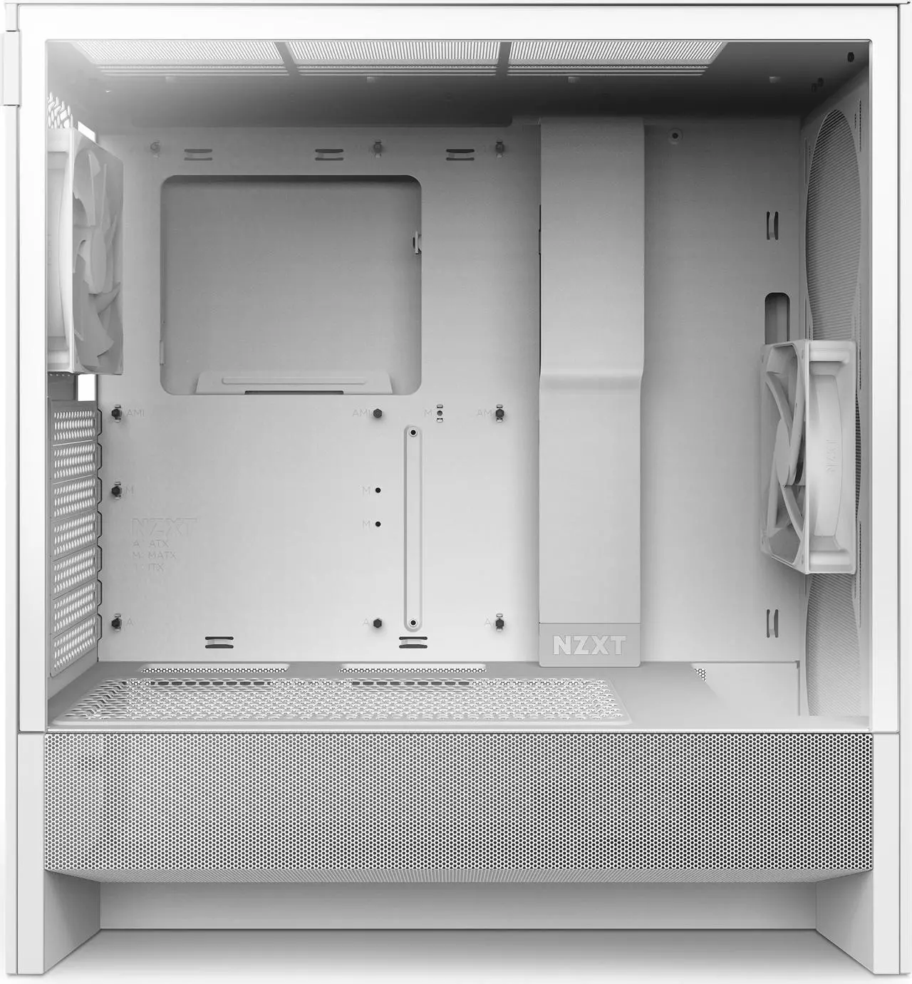 Кутия NZXT H5 Flow 2024 White, Mid-Tower - image 4