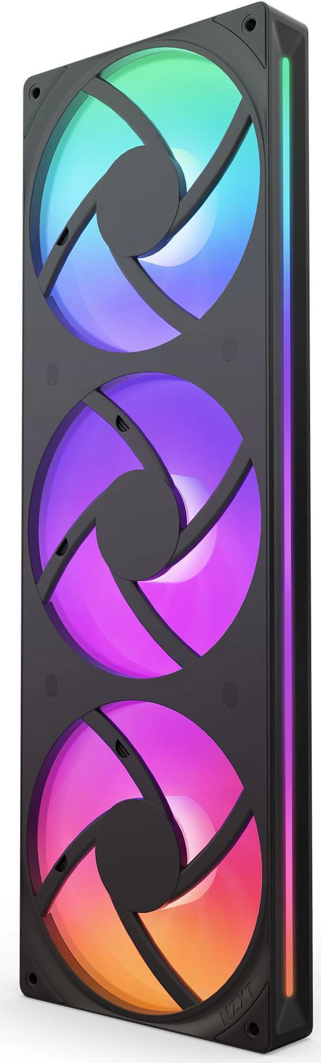 Комплект вентилатори NZXT F360 Black RGB Core - image 1