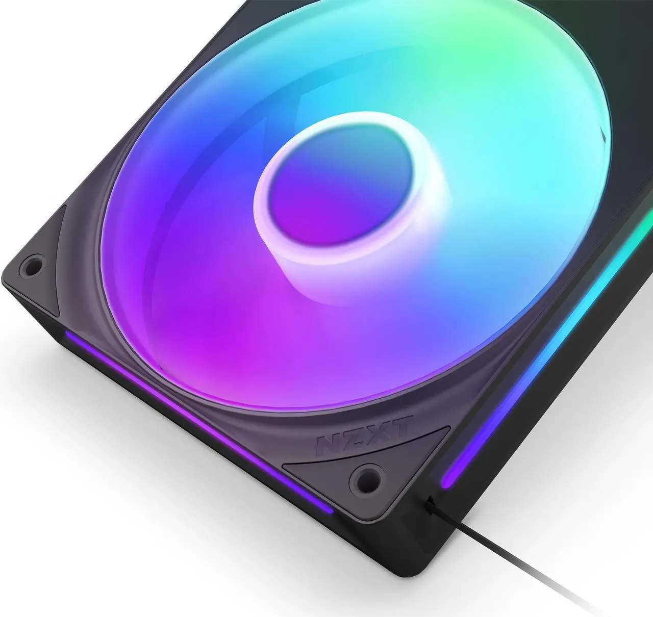 Set ventilatoare NZXT F360 Negru RGB Core - image 3