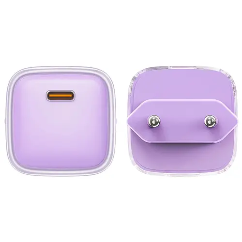 Acefast Универсално зарядно за стена Charger Wall GaN PD30W - A53 - USB-C x 1, Purple - image 3