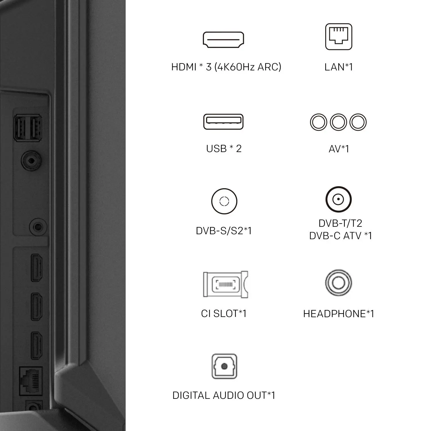 Телевизор METZ 50MQE7600Z, 50"(126 см), QLED+,Anti-Glare Google TV, 4K/UHD, 60Hz - image 8