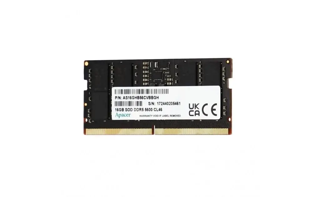 Memorie, Apacer 16GB Notebook Memory - DDR5 SODIMM 5600Hz