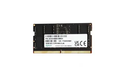 Памет, Apacer 16GB Notebook Memory - DDR5 SODIMM 5600Hz