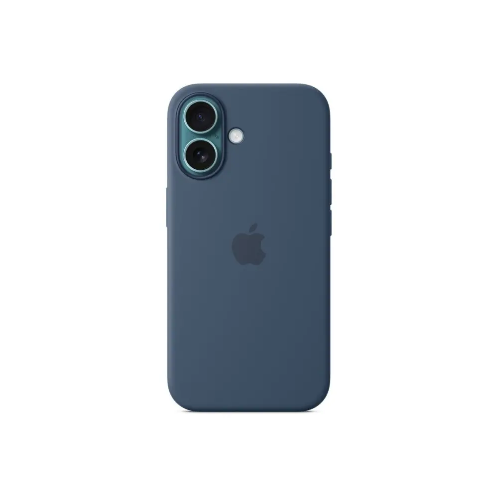 Калъф, Apple iPhone 16 Silicone Case with MagSafe - Denim - image 1