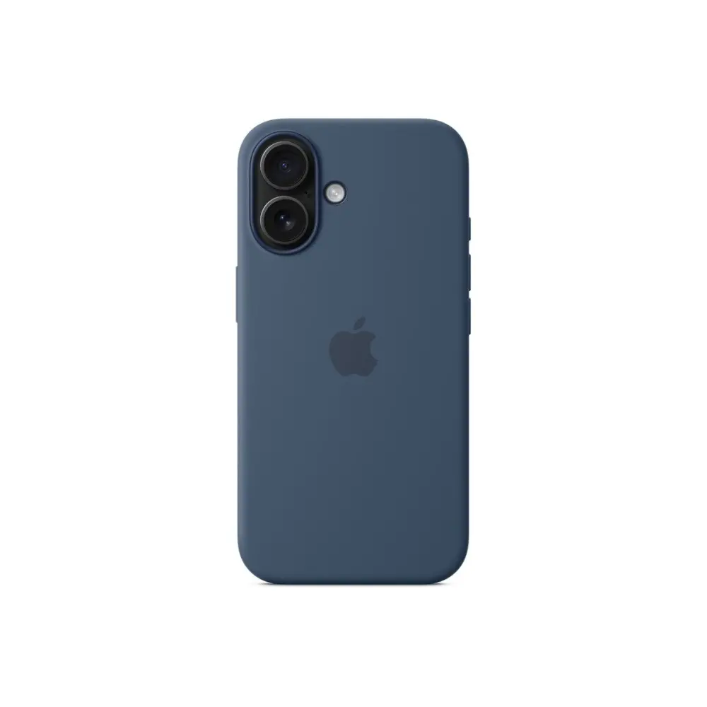 Калъф, Apple iPhone 16 Silicone Case with MagSafe - Denim - image 4