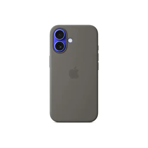 Калъф, Apple iPhone 16 Silicone Case with MagSafe - Stone Grey