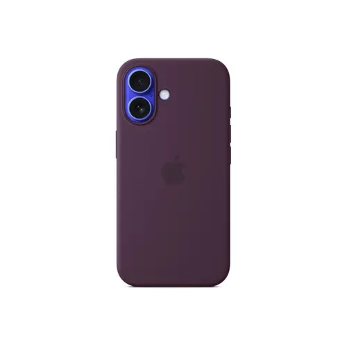 Калъф, Apple iPhone 16 Silicone Case with MagSafe - Plum