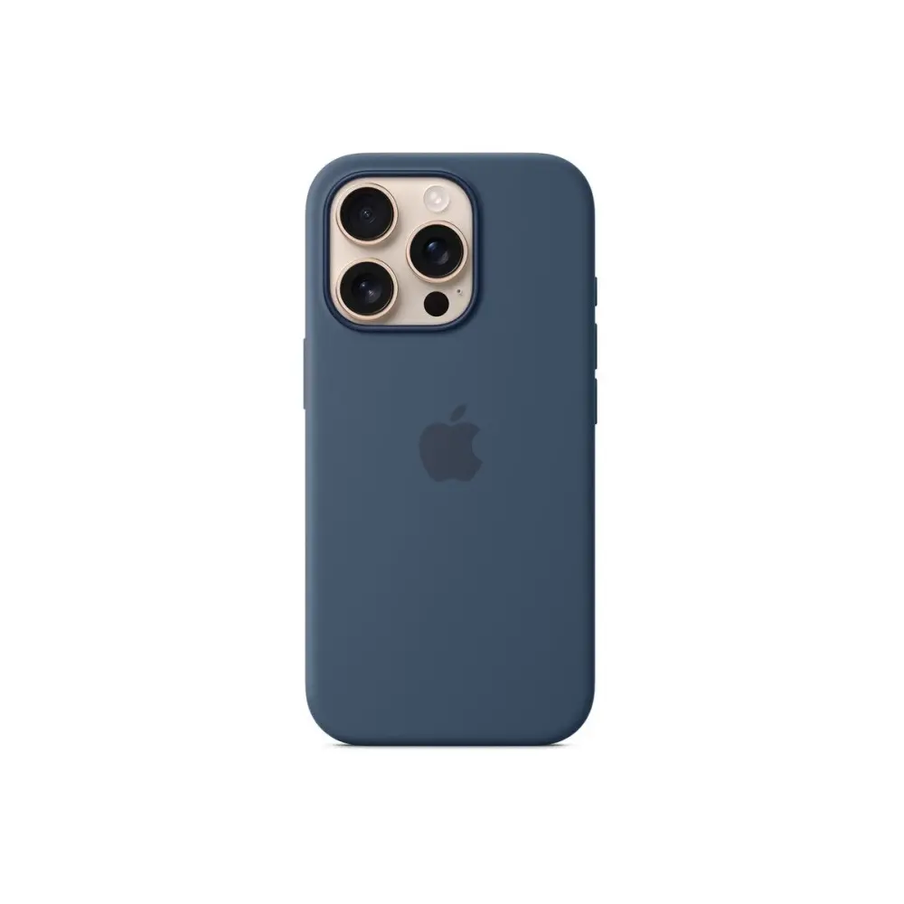 Калъф, Apple iPhone 16 Pro Silicone Case with MagSafe - Denim