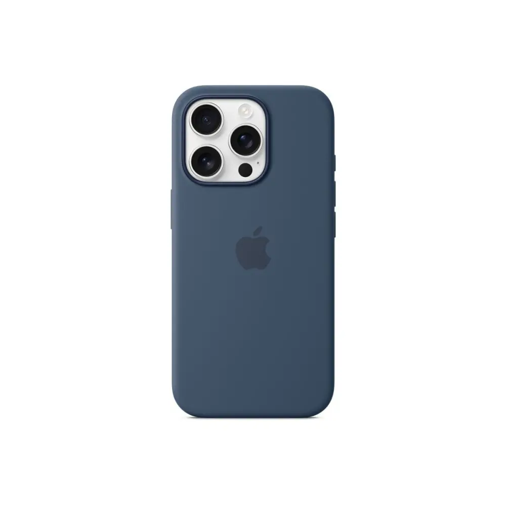 Калъф, Apple iPhone 16 Pro Silicone Case with MagSafe - Denim - image 2