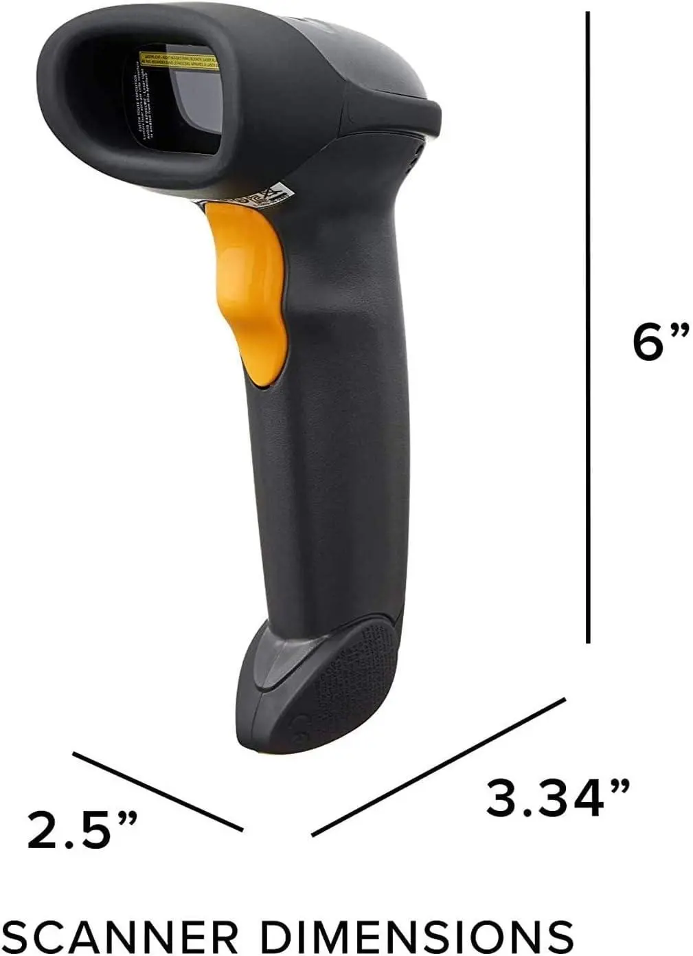 Σαρωτής barcode Symbol LS2208, Καλώδιο και βάση - image 2