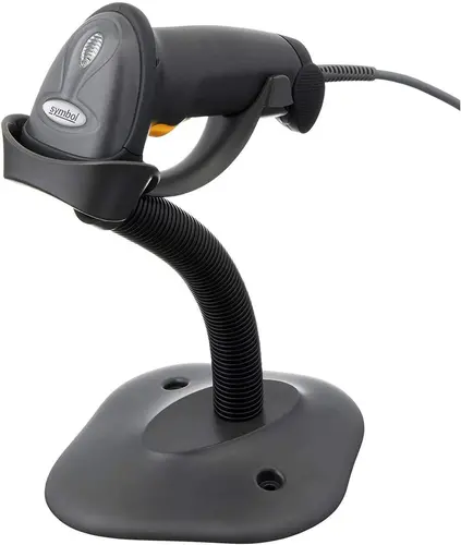 Σαρωτής barcode Symbol LS2208, Καλώδιο και βάση - 1