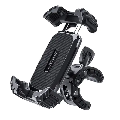 Acefast Suport de telefon pentru bicicletă - antiderapant, cu absorbție a șocurilor - D23 - Negru - 2