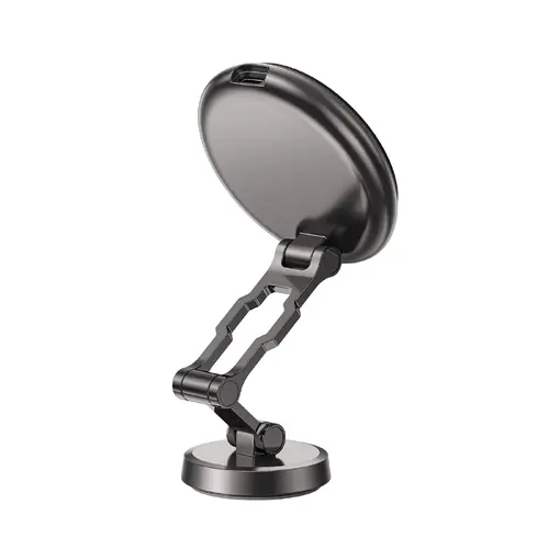 Acefast Зареждаща стойка за телефон за кола Car phone holder - MAG-Charging 15W, Metal, Magnetic Ring, 360 deg, Foldable  - D30 - Black - image 3