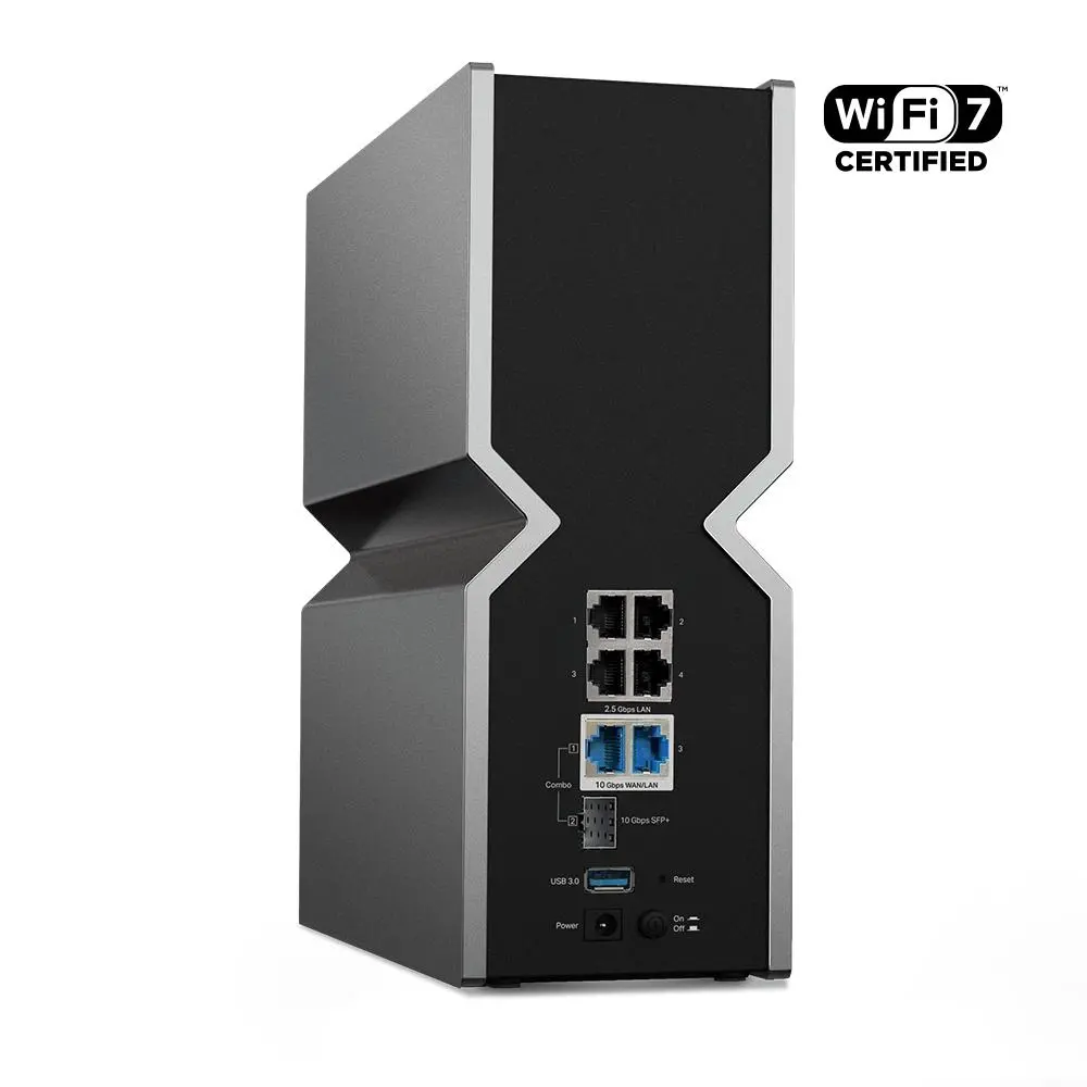 Ασύρματος δρομολογητής TP-Link Archer BE800,19 GbE WiFi7,4x2.5GbE,2x10GbE,1xSFP+,1xUSB 3 - image 3