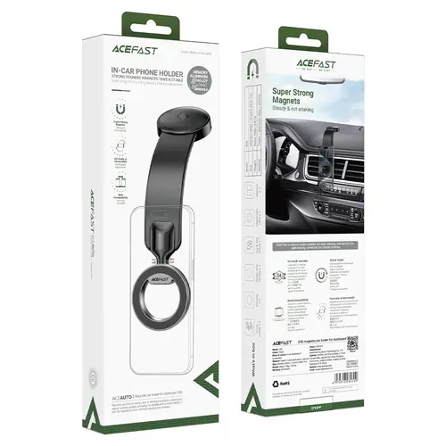 Acefast Suport de telefon pentru mașină Car phone holder - 360 de grade - D36 Negru - 7