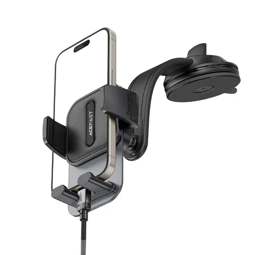 Acefast Βάση κινητού αυτοκινήτου Car phone holder - 360 degree - D26 Μαύρο - 4