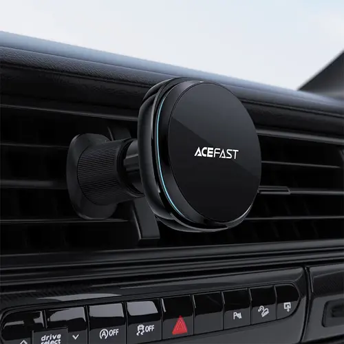 Acefast Стойка за телефон за кола Car phone holder - for Air vent, Wireless Magnetic Wireless Charging - D31 - Black - image 5