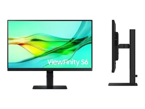 Монитор, Samsung 24D600 24" VA LED, 3840x2160 PBP, PIP, USB-C 90W, USB 3.0, DP, HDMI Black - image 13